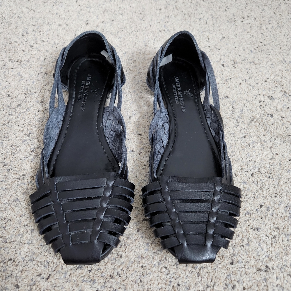 American eagle outfitters braided flats